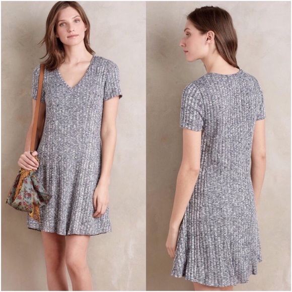 Anthropologie Dresses & Skirts - Anthro Ribbed Flare Dress by Dolan Left Coast